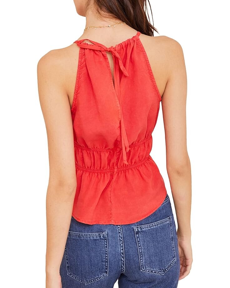 

Топ bella dahl Smocked Waist Halter Top, цвет Azalea