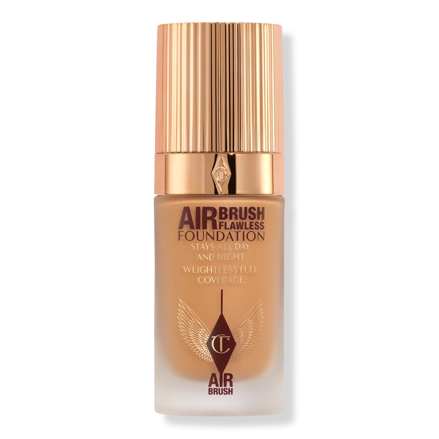 

Безупречная тональная основа, нанесенная аэрографом Charlotte Tilbury, 10 Neutral (tan with neutral undertones)