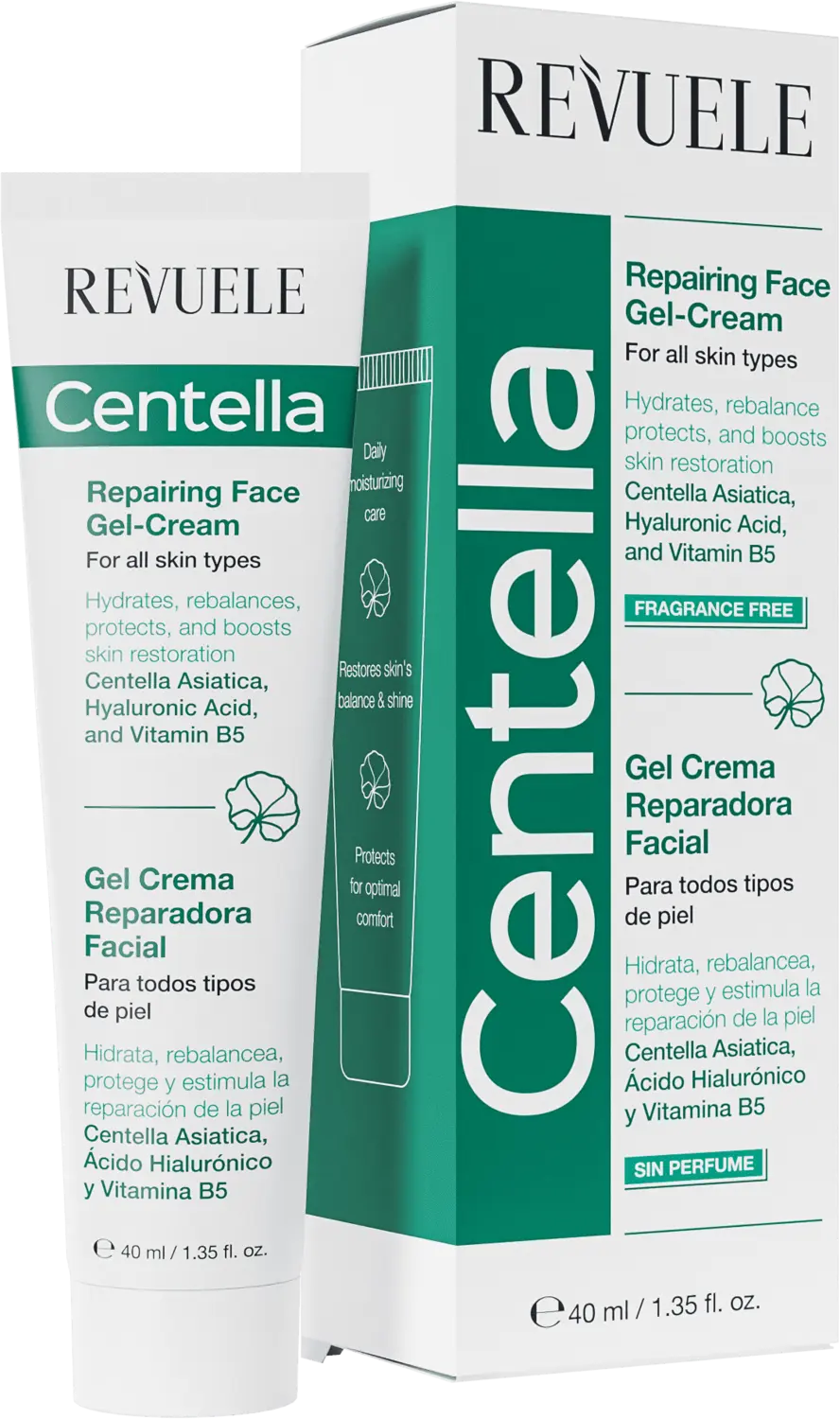 

Восстанавливающий гель-крем для лица Revuele Centella, 40 мл