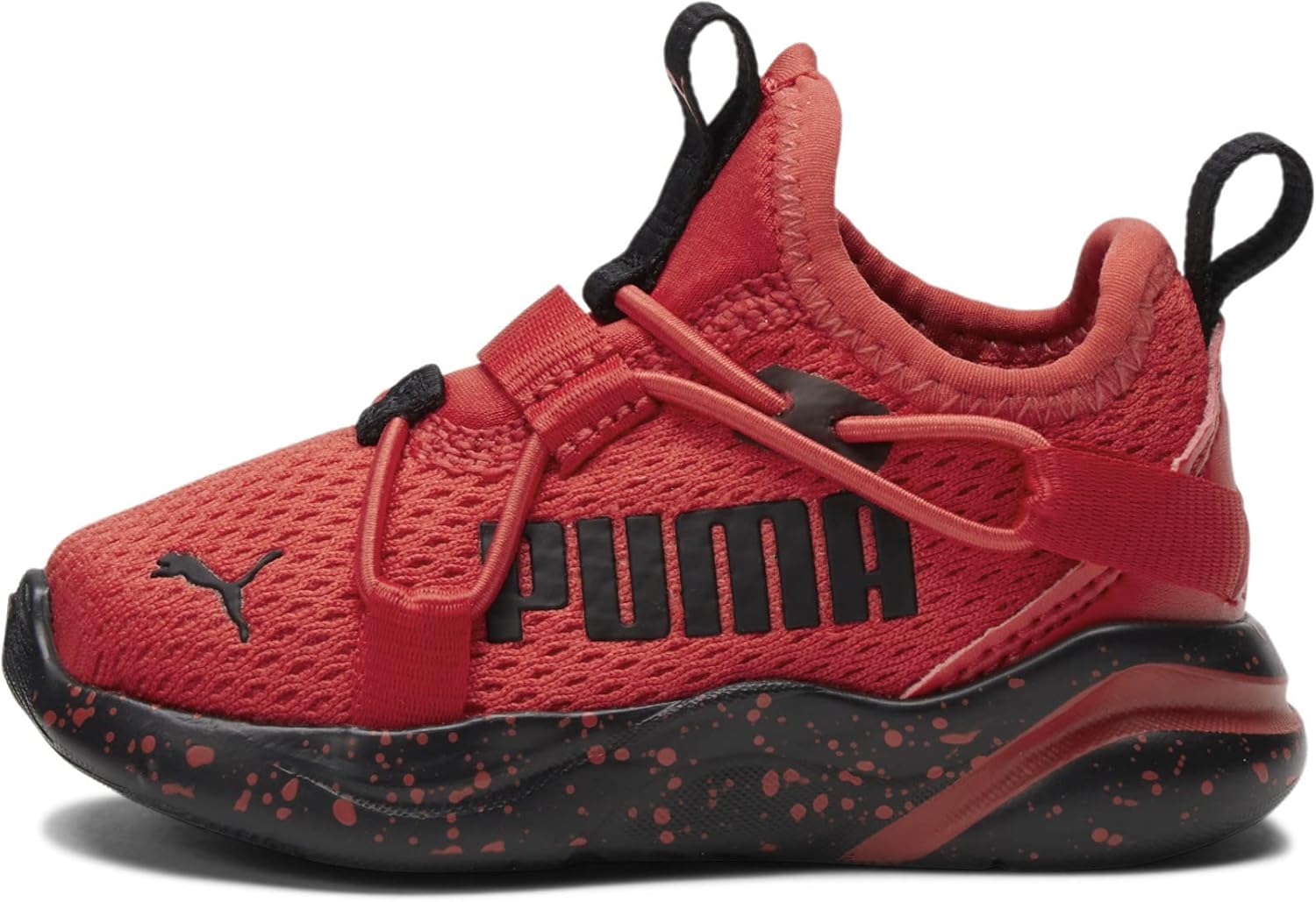 

Детские кроссовки PUMA Rift без шнурков (унисекс/детские), черный/красный