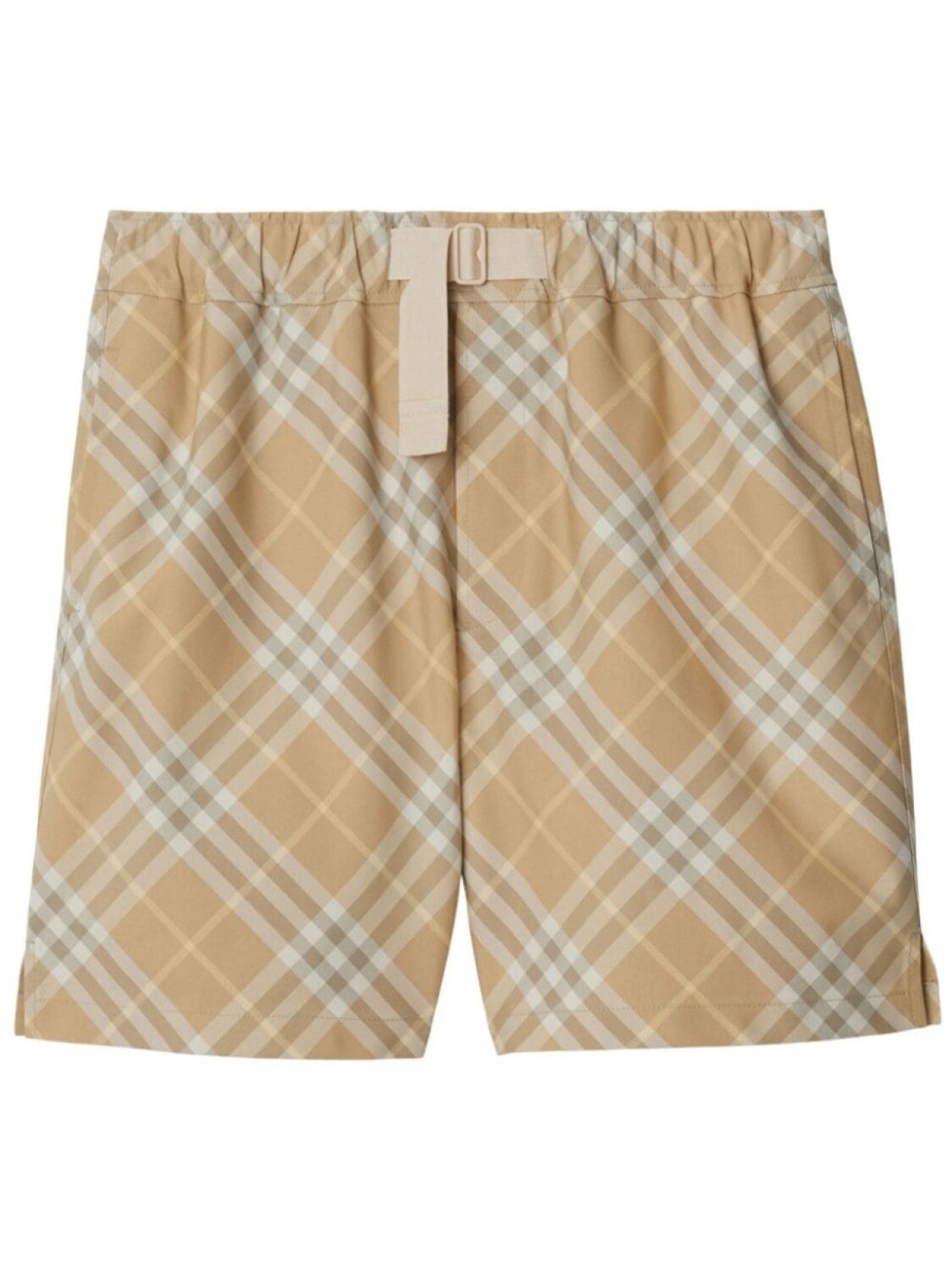 

Burberry шорты в клетку, нейтральный цвет