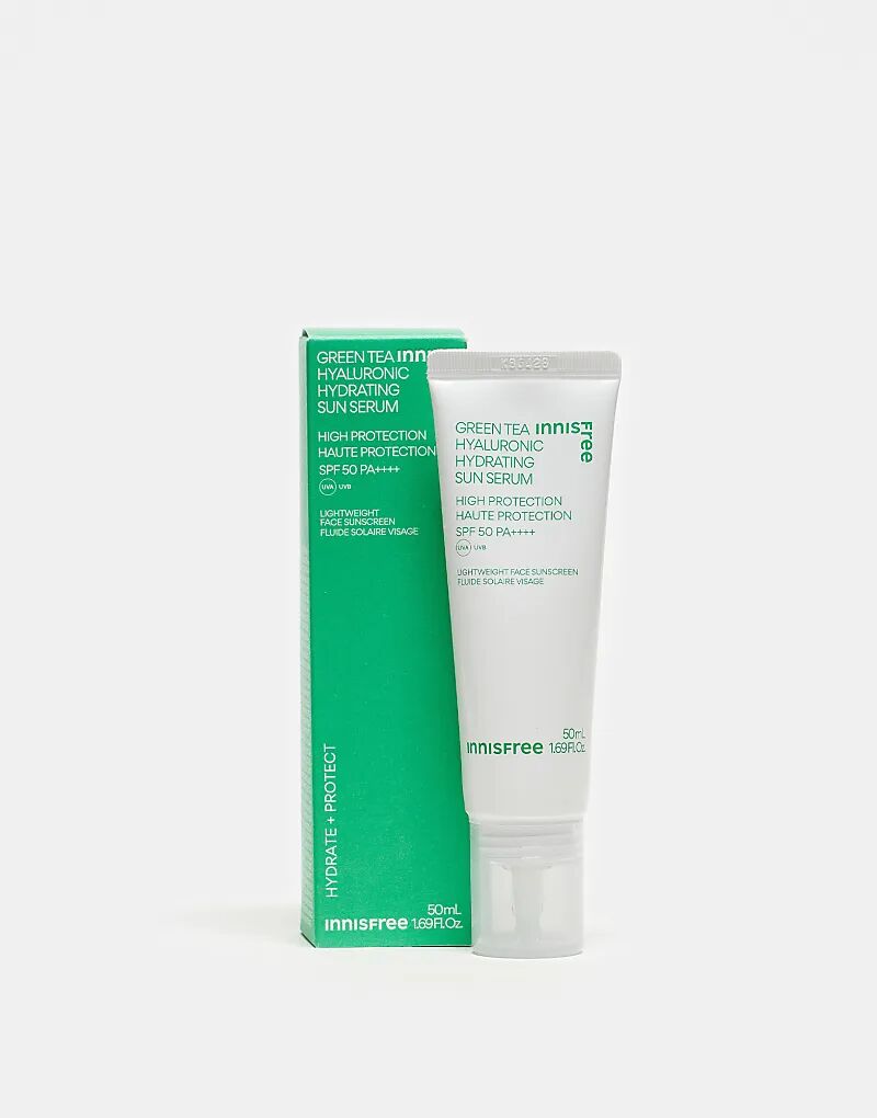 

Увлажняющая солнцезащитная сыворотка INNISFREE Green Tea Hyaluronic SPF50 50 мл