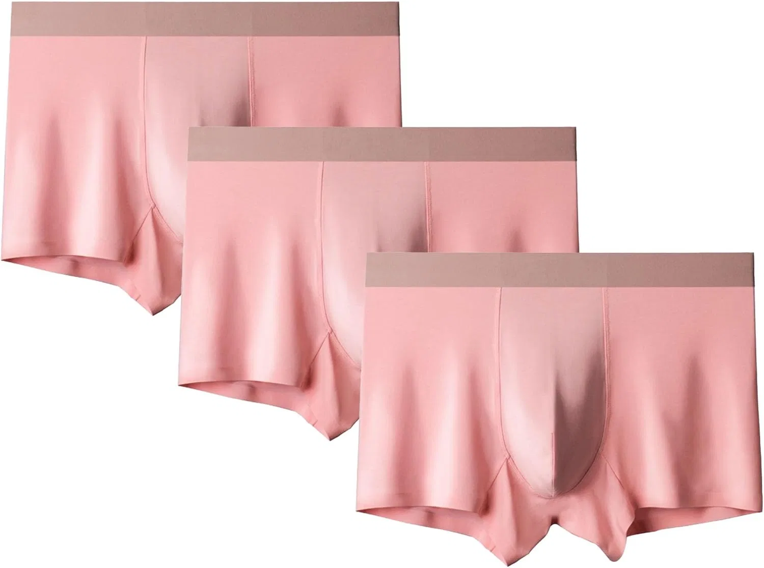 Боксеры, мягкое белье, Pink, 3 шт