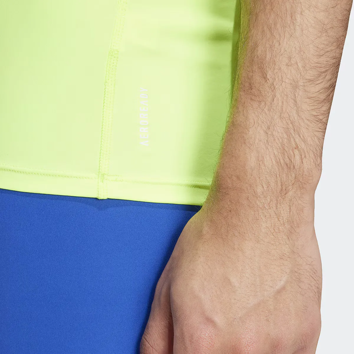 Мужская футболка Adizero Essentials Running Adidas, зеленый — фото 3