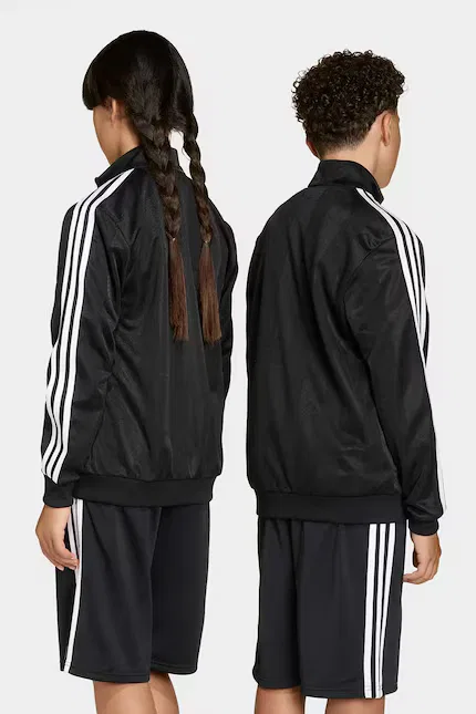 Толстовка детская на молнии Adidas Originals, черный — фото 3