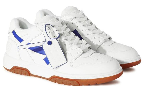Кроссовки out of office low-top sneakers 'white blue brown' Off-White, белый — фото 3