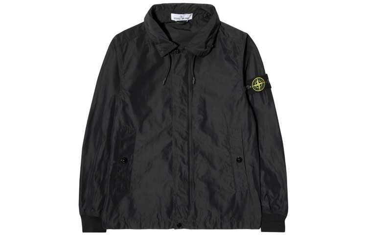 

Куртка мужская Stone Island с воротником-рубашки, черный