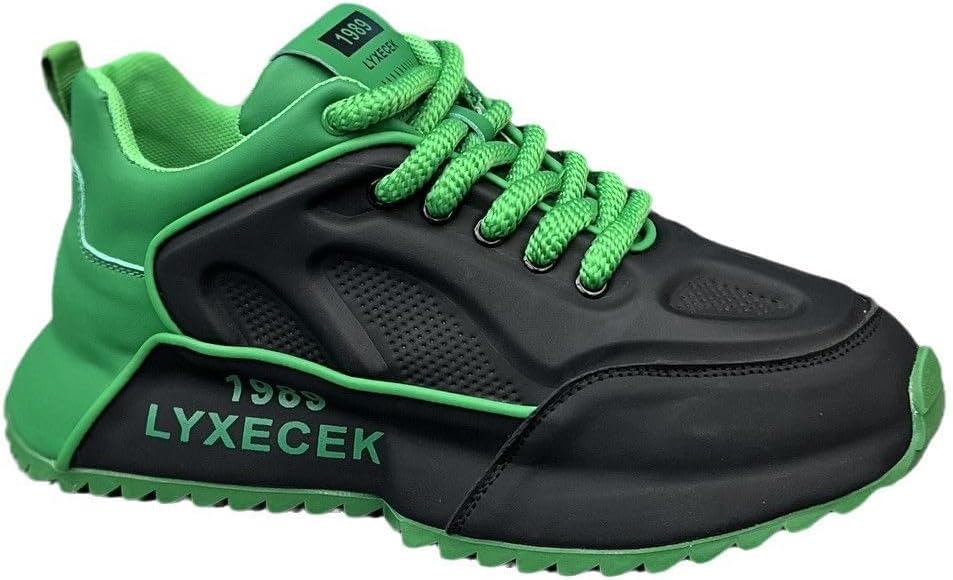 

Спортивные кроссовки из искусственной кожи с амортизирующей подошвой и ярким цветным дизайном для повседневной носки и активного отдыха, с прочной подошвой с хорошим сцеплением и удобной посадкой для мужчин Ctkvbmeoi, зеленый