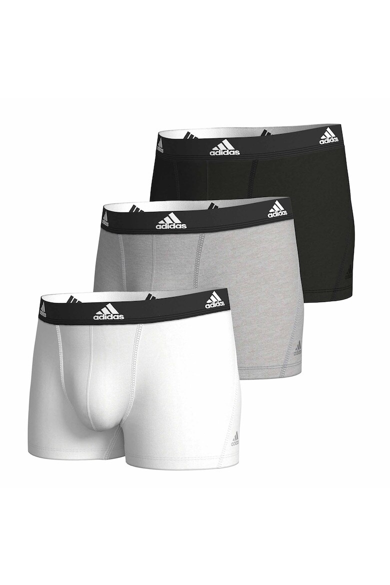 

Боксеры Active Flex с логотипом на поясе - 3 пары Adidas, черный