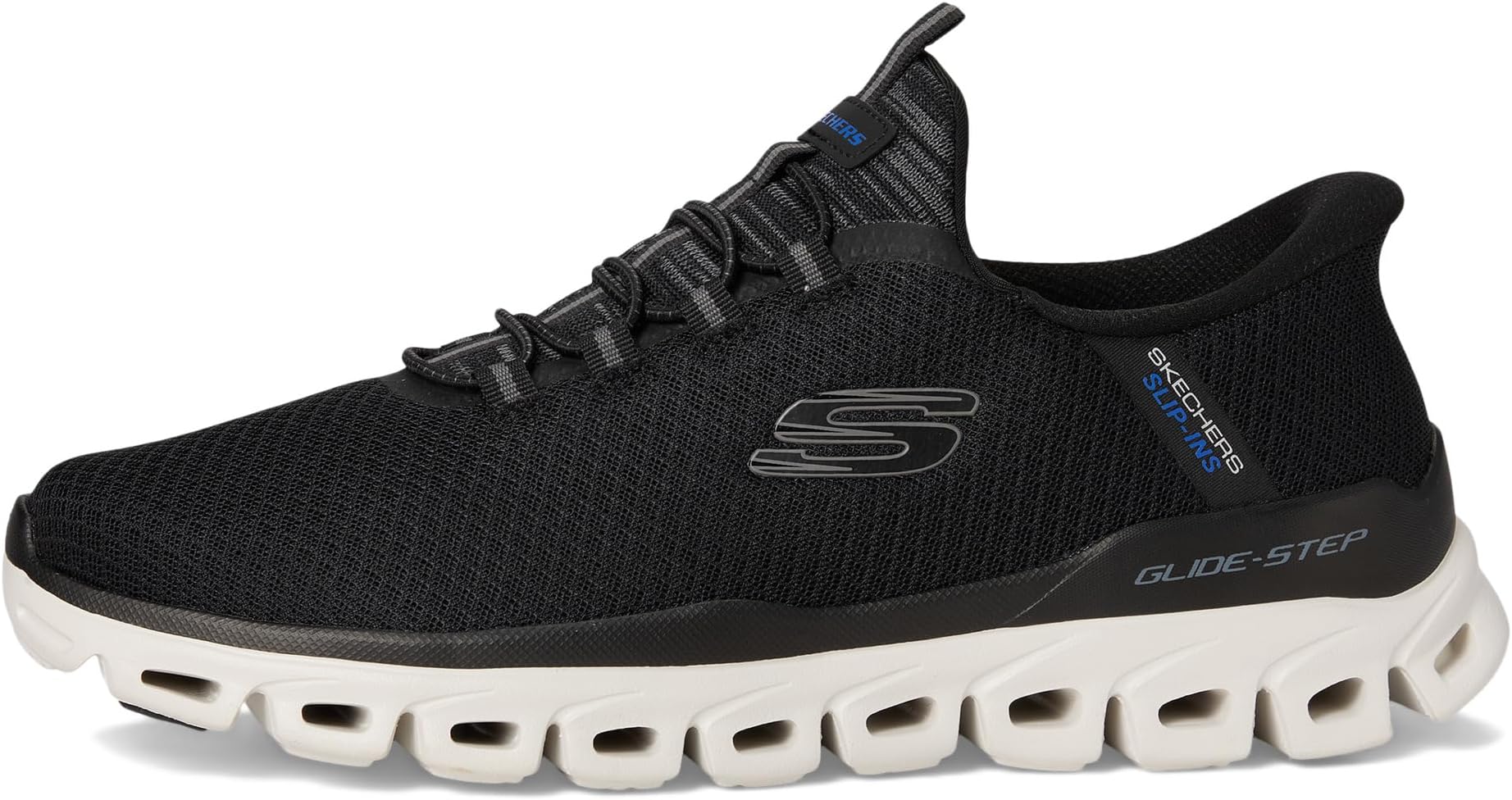 Кроссовки SKECHERS Glide-Step Noxus Hands Free Slip-in, Black — фото 4