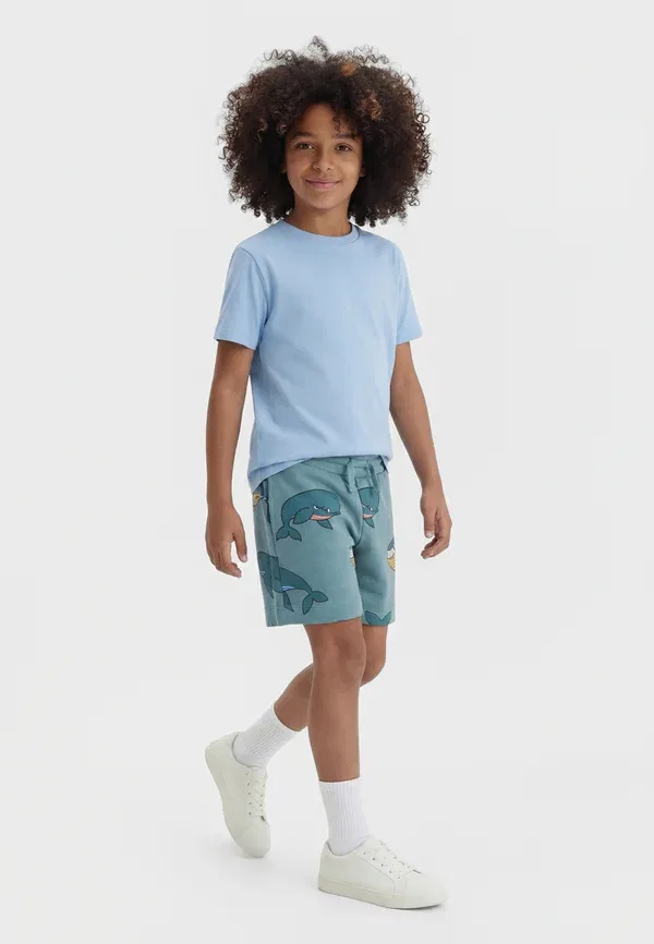 Шорты Stella Mccartney Kids, синий/мультиколор