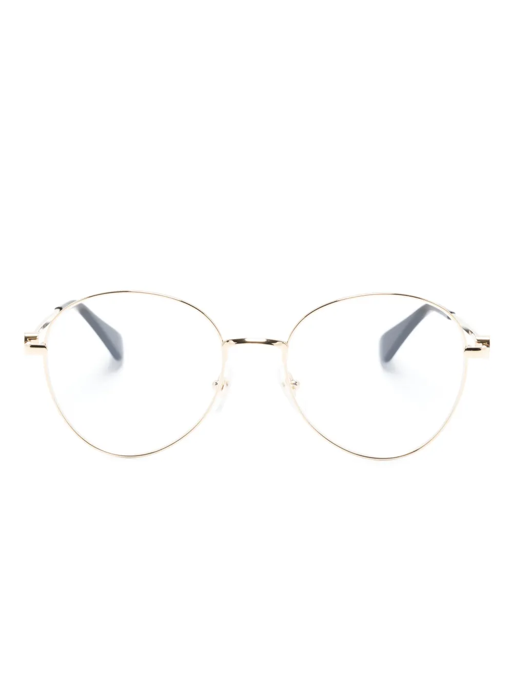 

Очки в круглой оправе с гравировкой логотипа Cartier Eyewear, золотой
