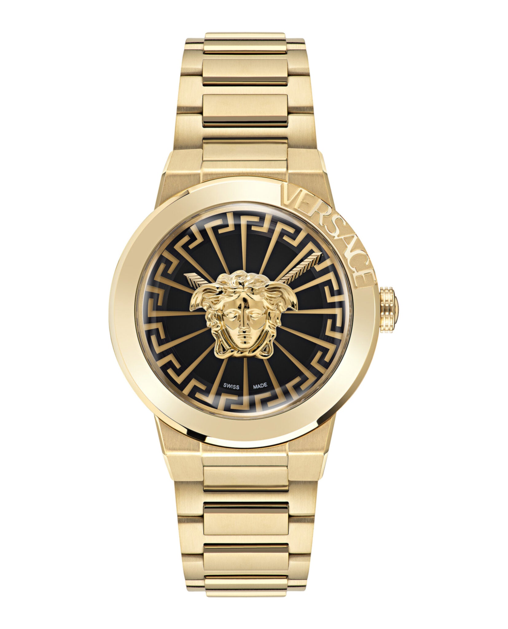 

Часы Medusa Infinite Versace, цвет gold/ip yellow gold/black