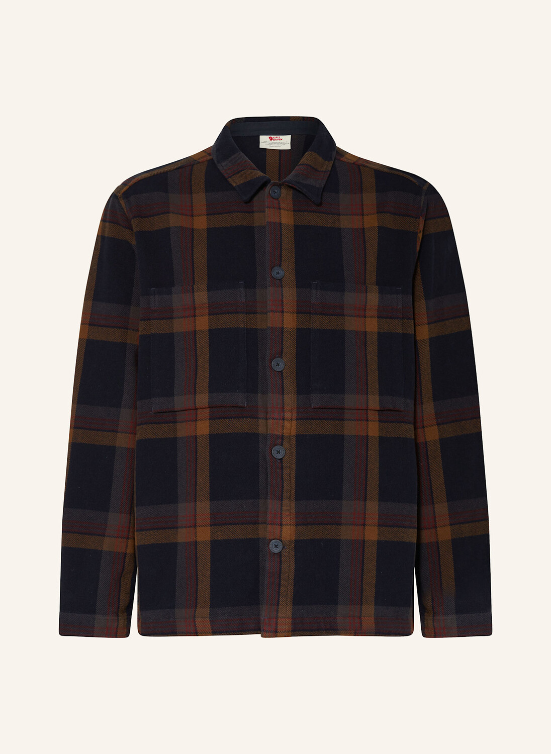 

Рубашка singi FJÄLLRÄVEN, цвет DUNKELBLAU/COGNAC/ROT