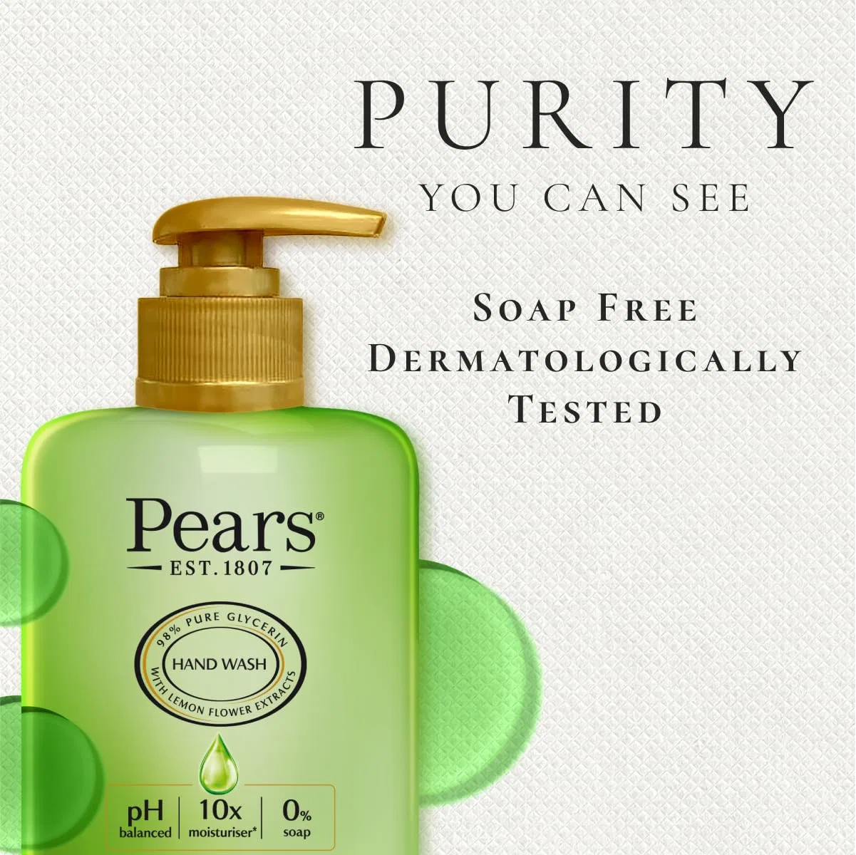Жидкое мыло для рук Pears Soft & Fresh с экстрактом цветков лимона Pears — фото 4