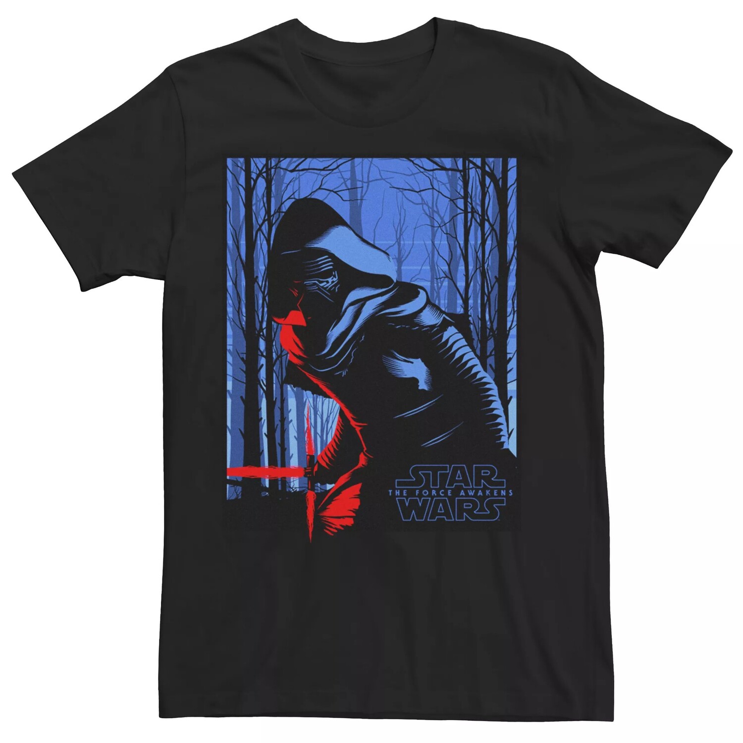 

Мужская футболка Kylo Ren Forest с изображением Звездных войн Licensed Character