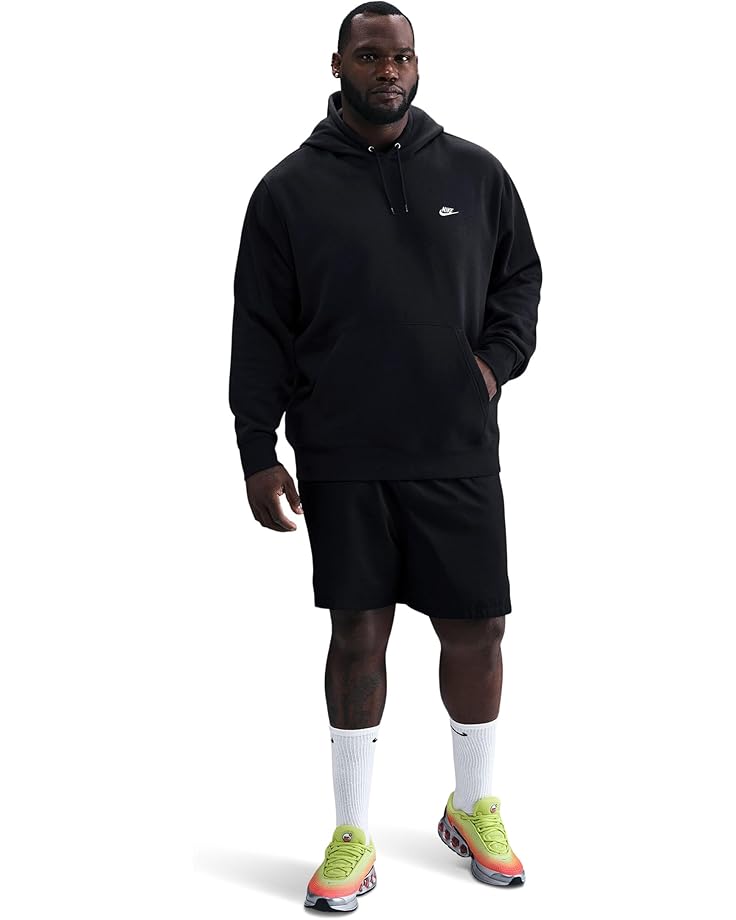 

Худи Nike Club Fleece Pullover Hoodie, цвет Black/Black/White