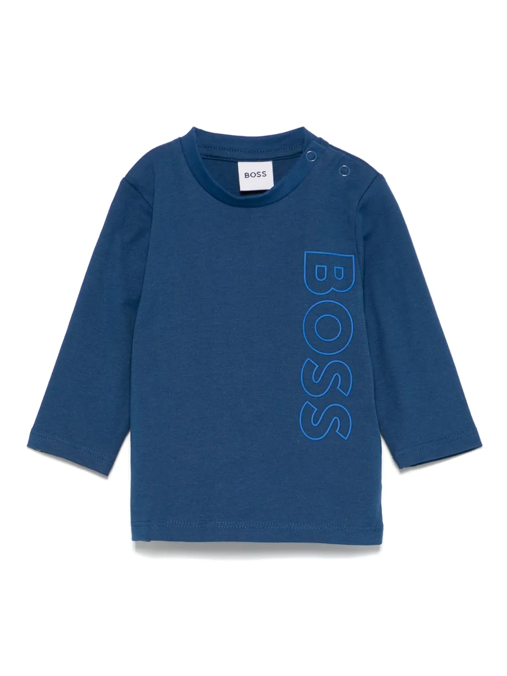 

Футболка с логотипом BOSS Kidswear, синий