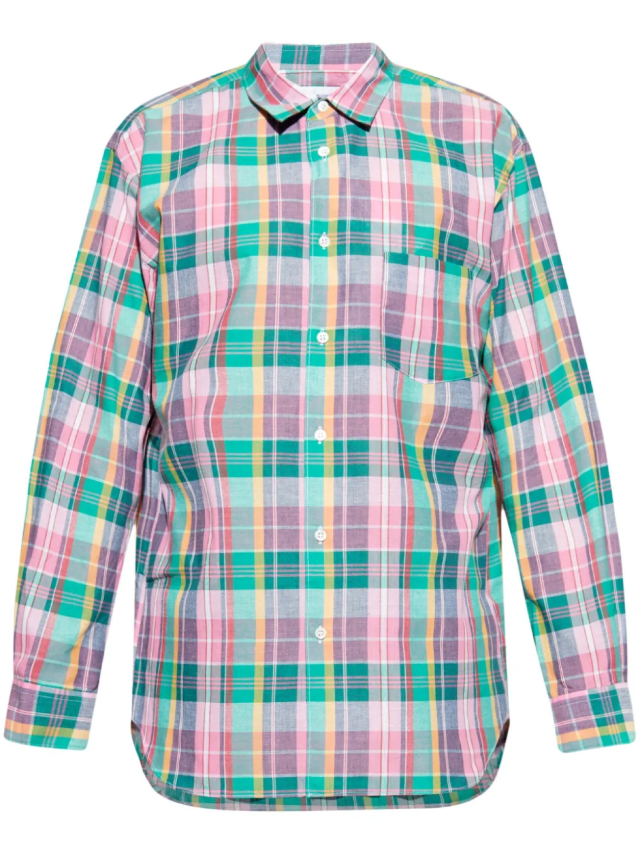

Comme Des Garçons Shirt рубашка в клетку, зеленый