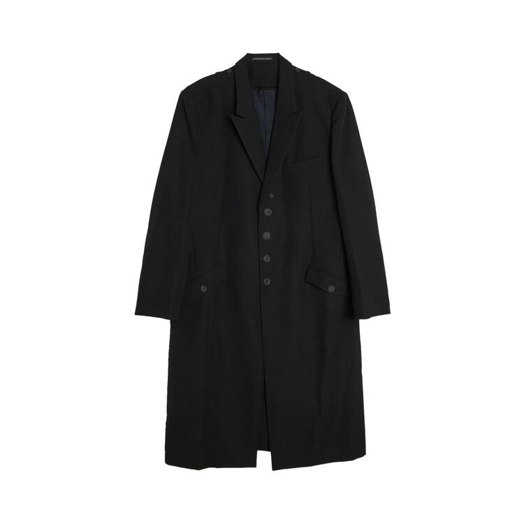 

Куртка Yohji Yamamoto Pour Homme Army Gabardine Lapel Attachable Jacket Black, черный