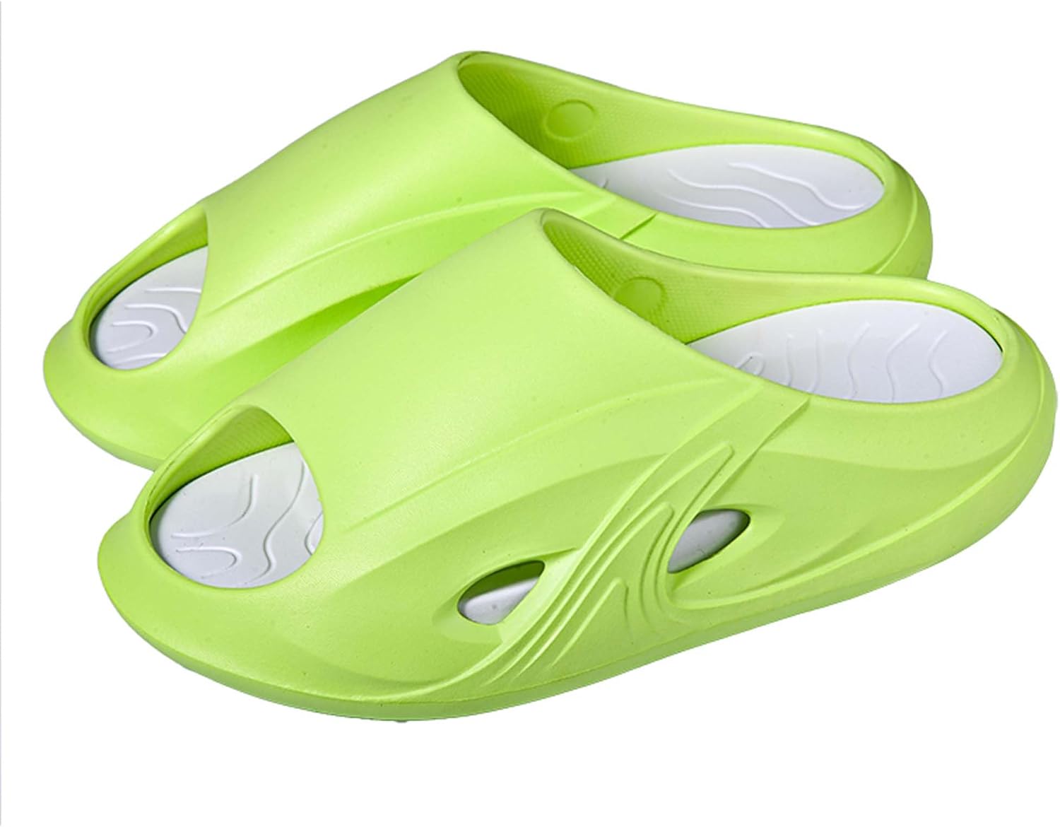 

Мужские сандалии-шлепанцы: удобные, легкие, дышащие, с полой конструкцией Generic, зеленый