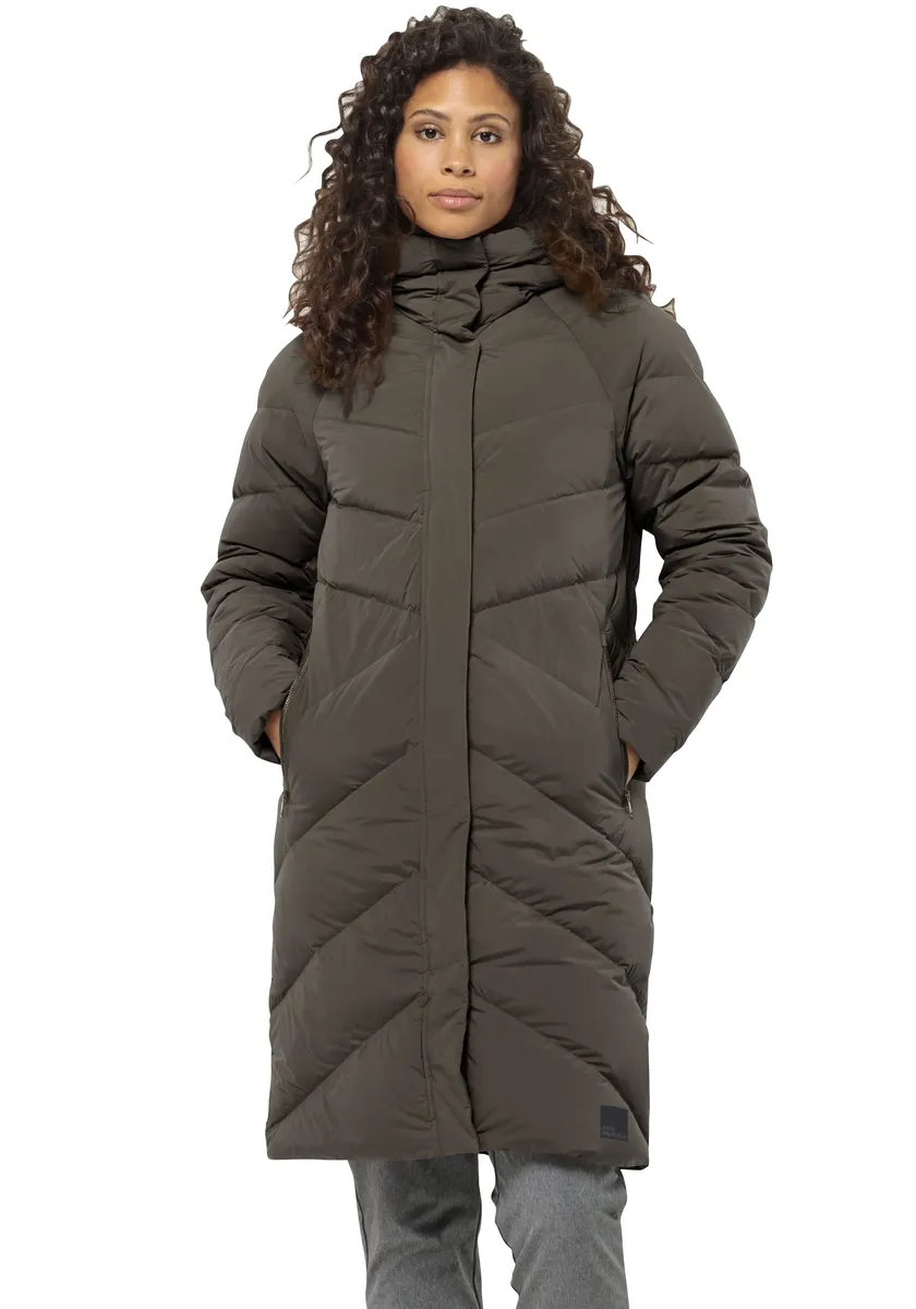 

Функциональное пальто Jack Wolfskin "MARIENPLATZ COAT W", с капюшоном, цвет Cold Coffee