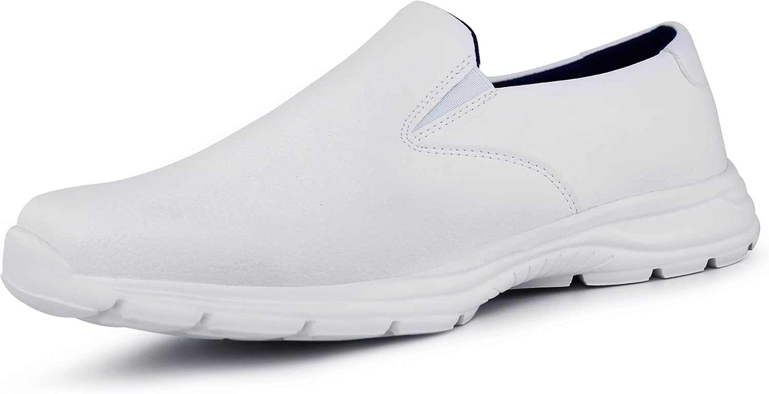 

Мужские слипоны Hawkwell, легкие, с противоскользящей подошвой, удобные обувь для медсестер, белый