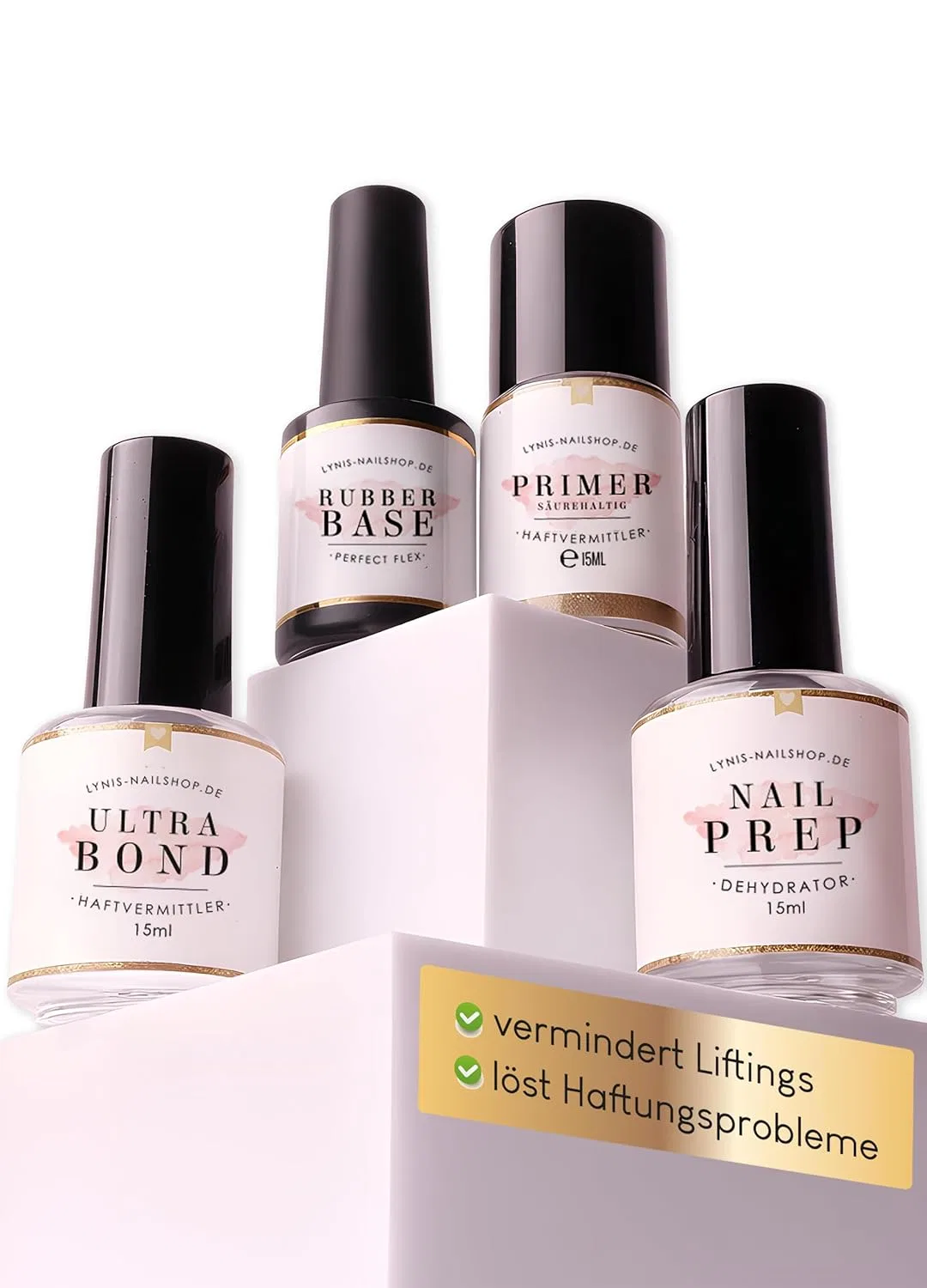 Набор Lynis-Nailshop.de Intensive Primer Adhesive для накладных ногтей Lynis Nailshop, Intensive Adhesion Set