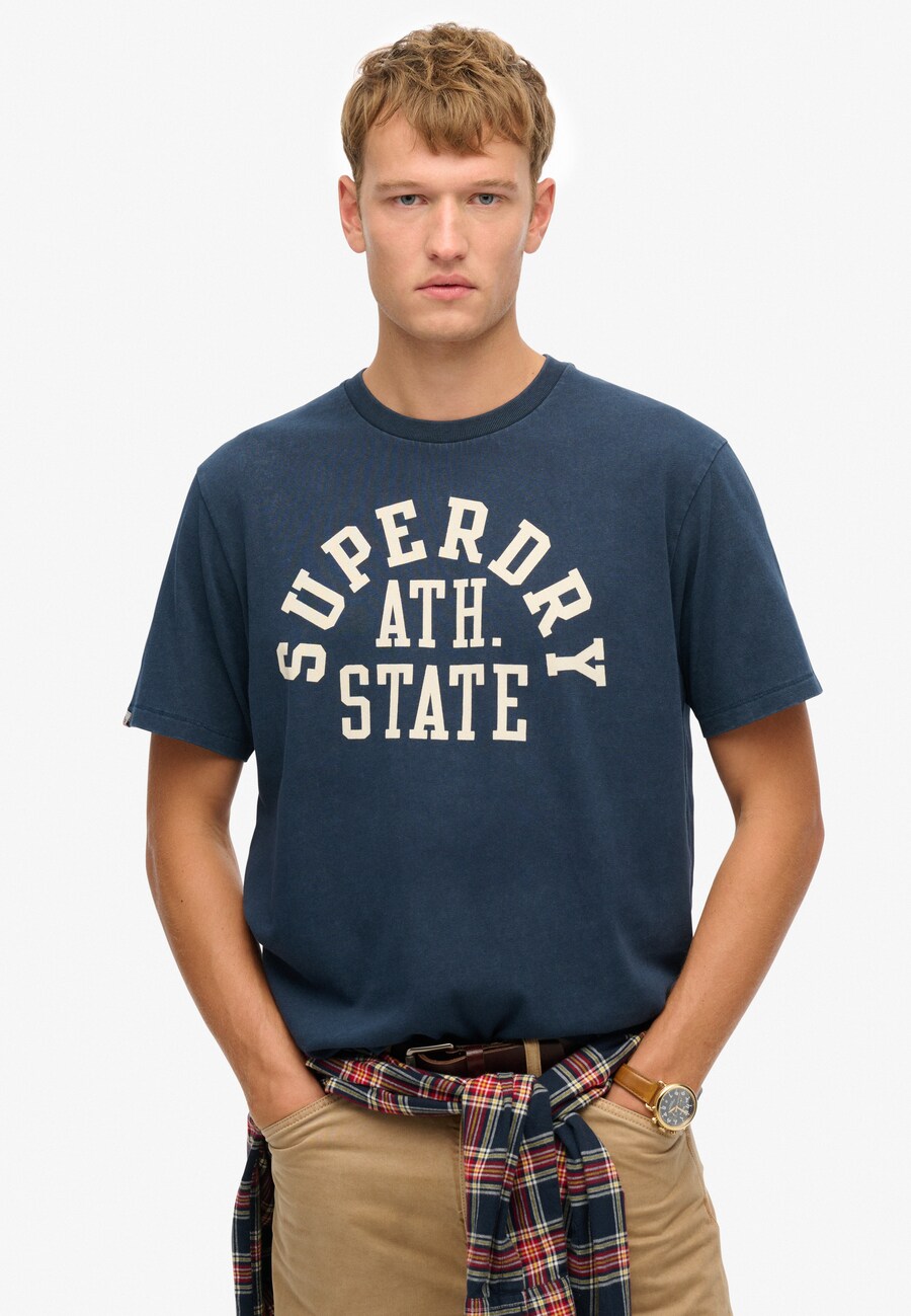 

Рубашка Superdry, морской синий