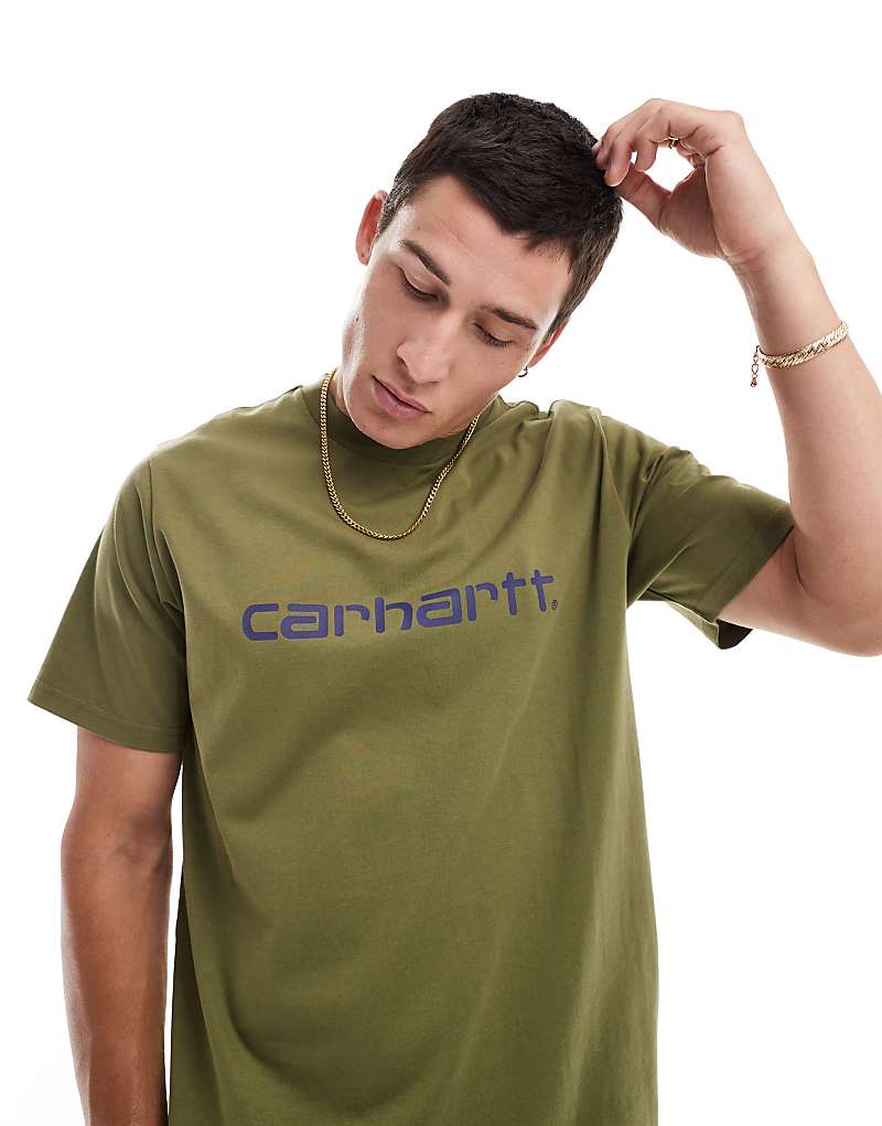 

Зеленая футболка Carhartt WIP Script