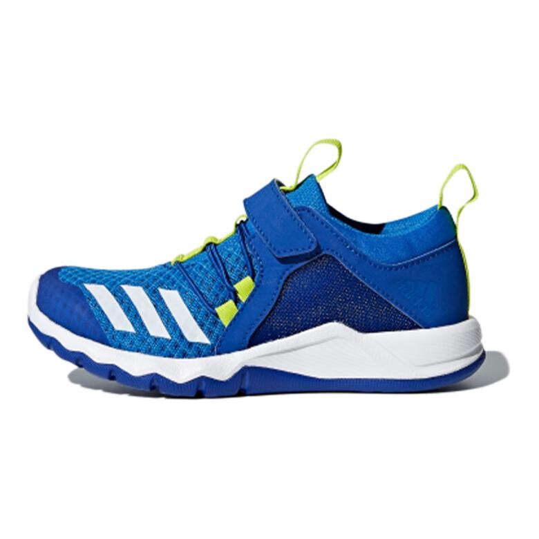 

Кроссовки Rapida Kids с низким верхом, белые/королевские/зеленые Adidas