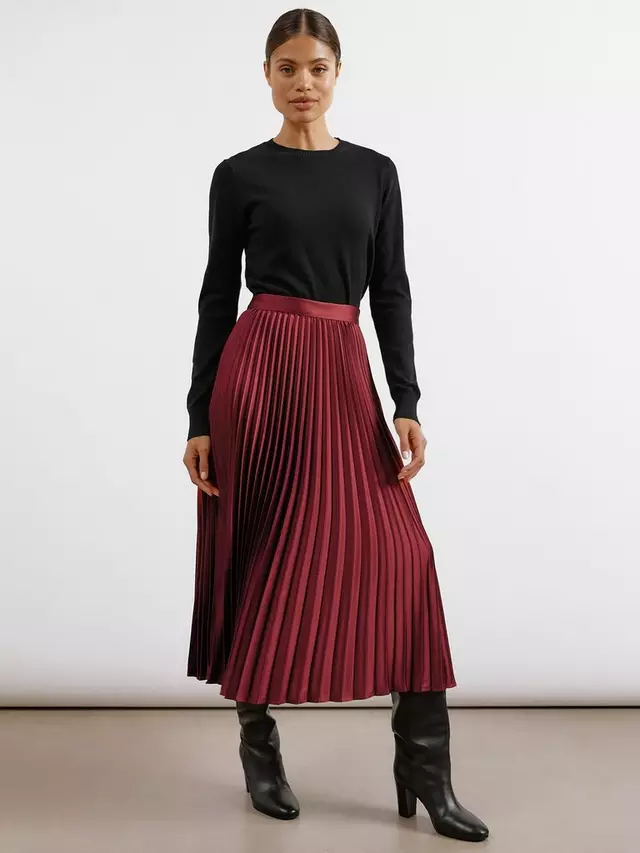 

Юбка Albaray Satin Pleat, красный