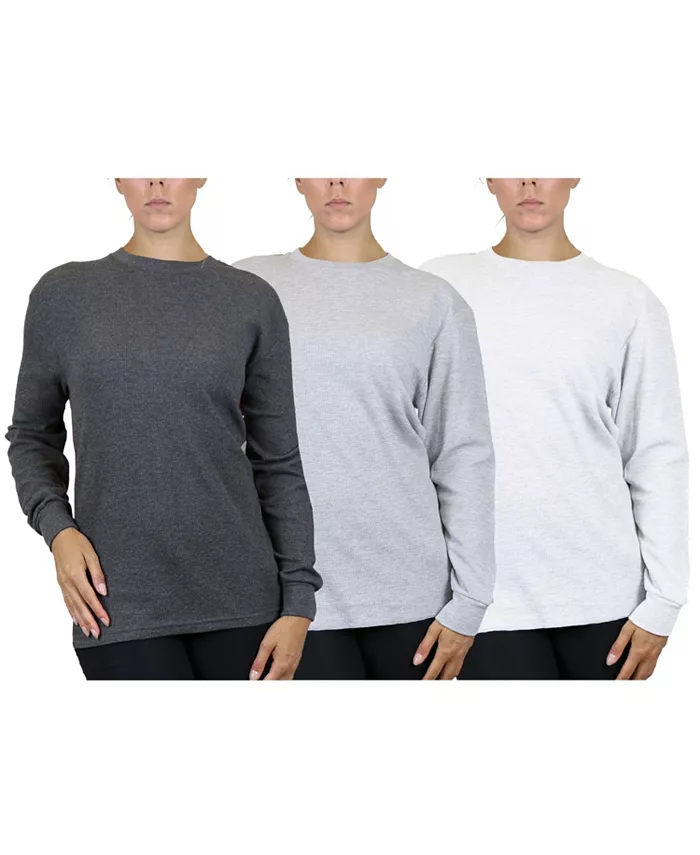 

Женская свободная футболка с вафельной вязкой термобелье - набор из 3 штук Galaxy By Harvic, мультиколор