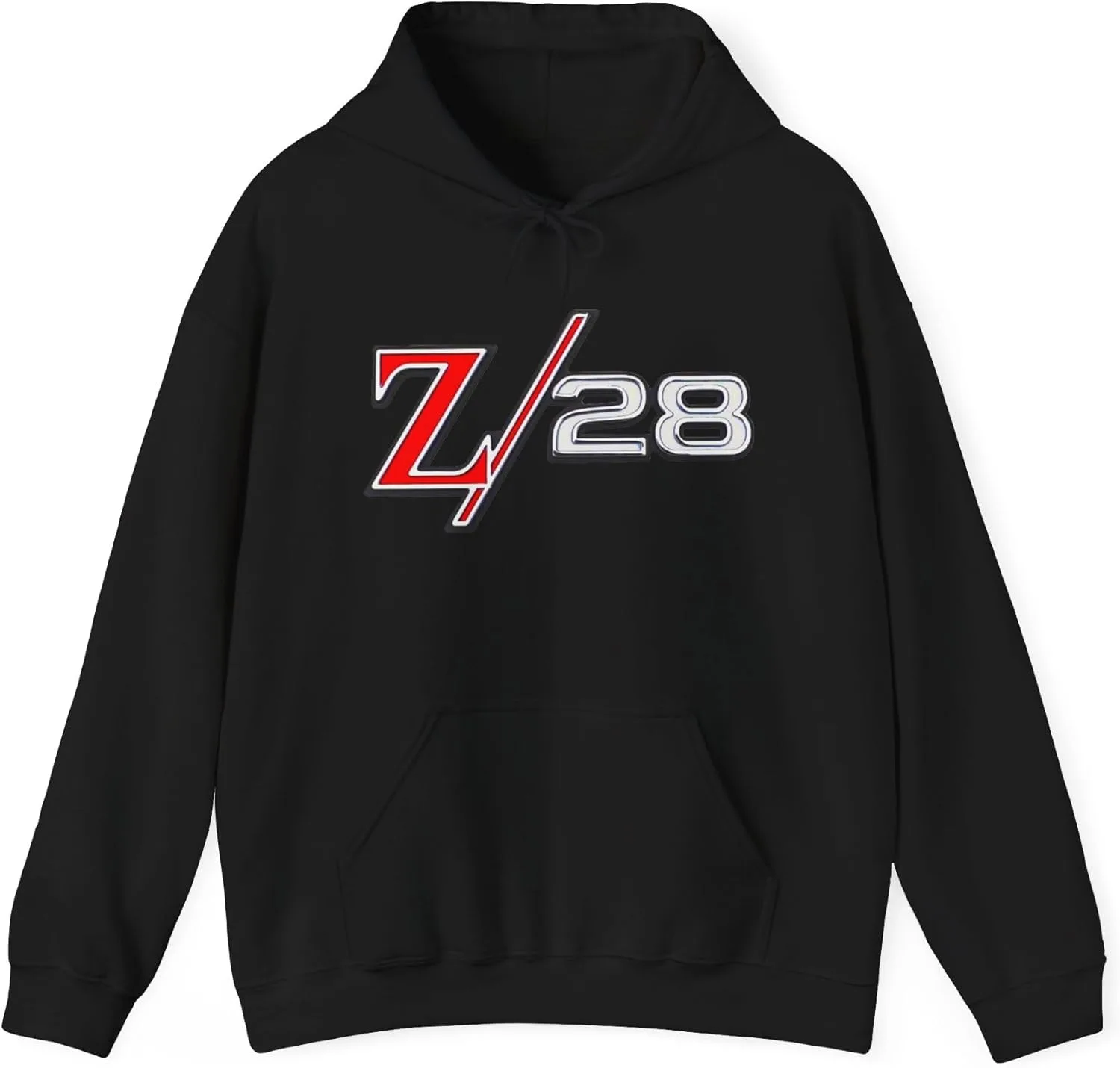 Футболка с капюшоном Camaro Z/28 Z28 Racing Performance Muscle Car, унисекс, из плотной смесовой ткани GENERIC, черный