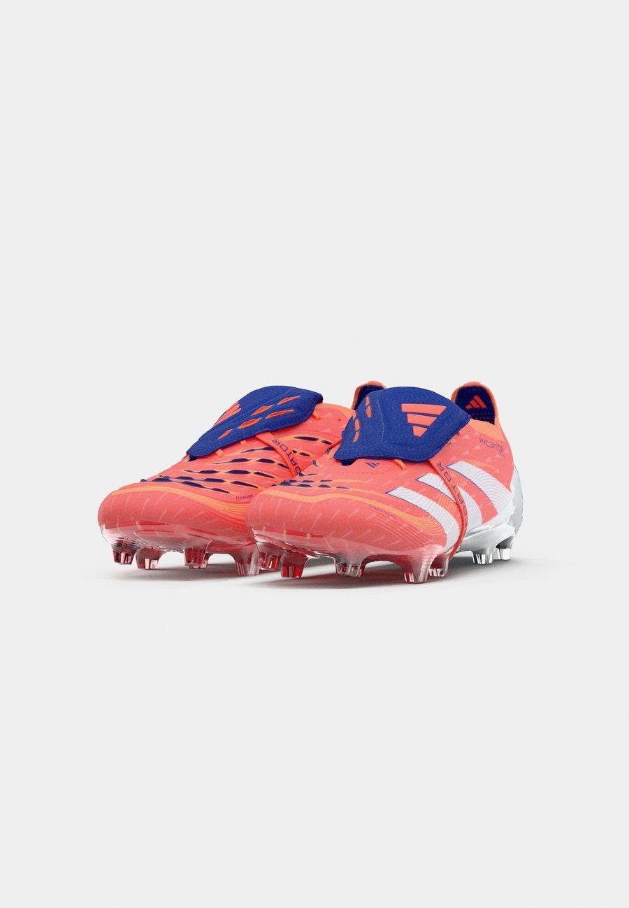 Кроссовки Adidas Performance PREDATOR ELITE FOLD-OVER TONGUE FIRM GROUND FOOTBALL BOOTS, Signal Coral/Footwear White/Beam Orange/Coral — фото 3