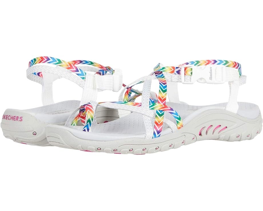 

Сандалии SKECHERS Reggae - Bright Direction, белый мульти