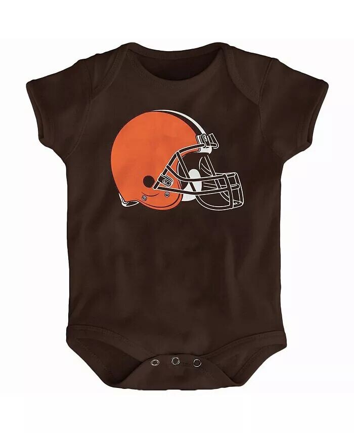 

Коричневый комбинезон с логотипом команды Cleveland Browns для новорожденных мальчиков и девочек Outerstuff