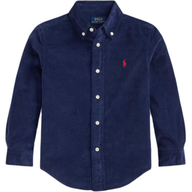 Детская повседневная рубашка Polo Ralph Lauren, темно-синий
