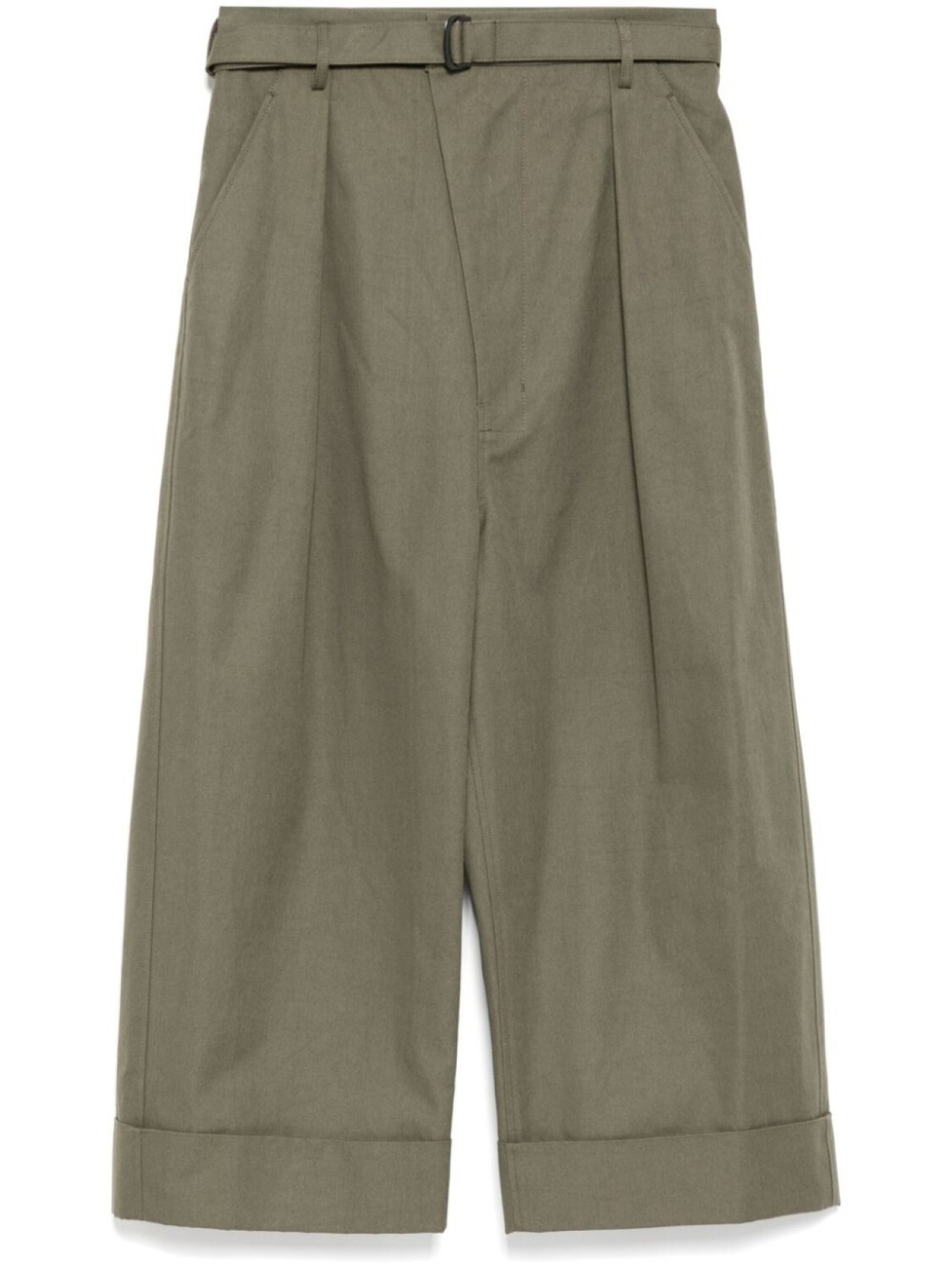 

Хлопковые брюки Yohji Yamamoto, зеленый