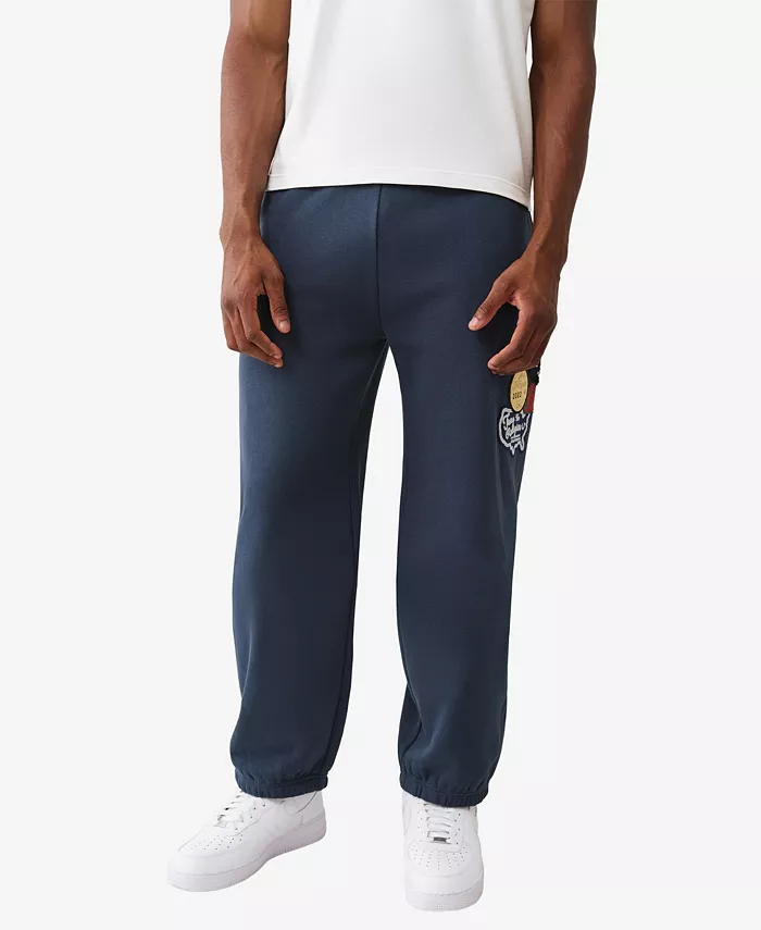 

Мужские джинсы-джоггеры Patch Vintage в стиле багги True Religion, синий