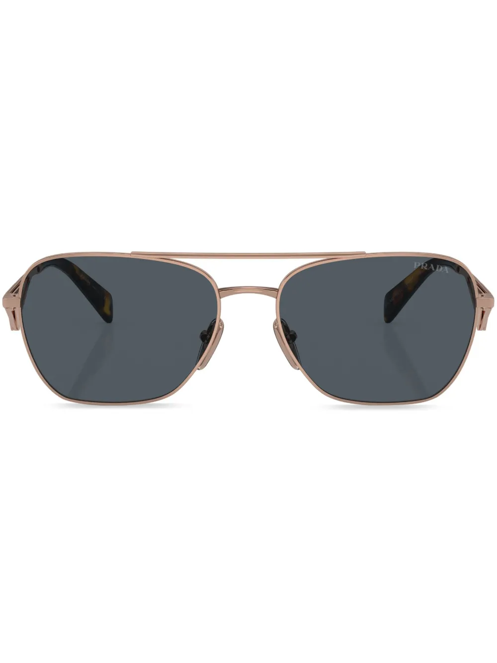 

Солнцезащитные очки-пилоты с логотипом Prada Eyewear, золотой