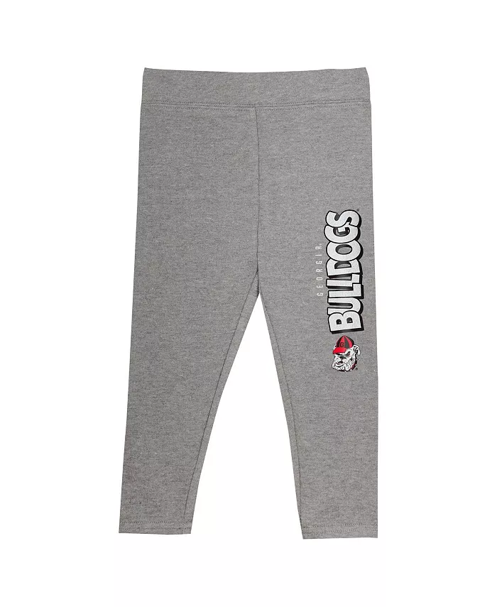 Комплект из толстовки и леггинсов Red Georgia Bulldogs Clubhouse для мальчиков и девочек Outerstuff — фото 4