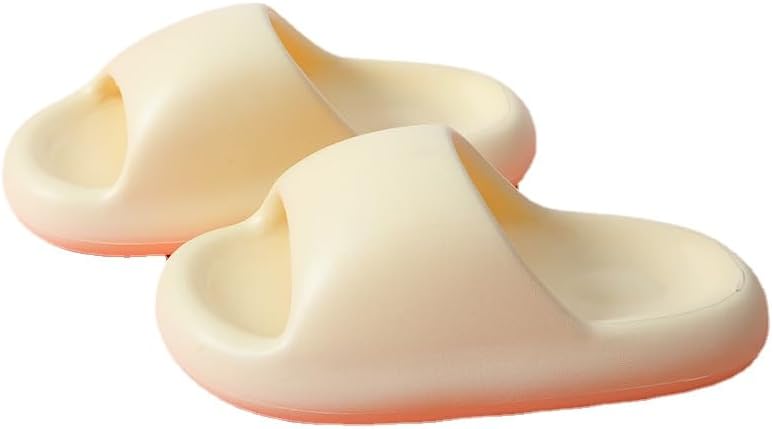 

Тапочки-шлепанцы Geerta Cloud для женщин и мужчин, домашние тапочки для душа и ванной комнаты, максимальный комфорт, легкие, толстая подошва, нескользящие, легко чистятся, желтый