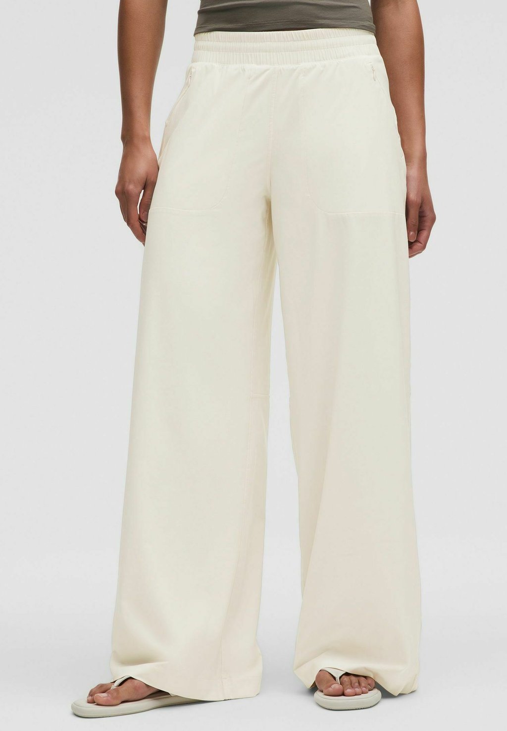 

Брюки SWIFT WIDE MID-RISE lululemon, белый