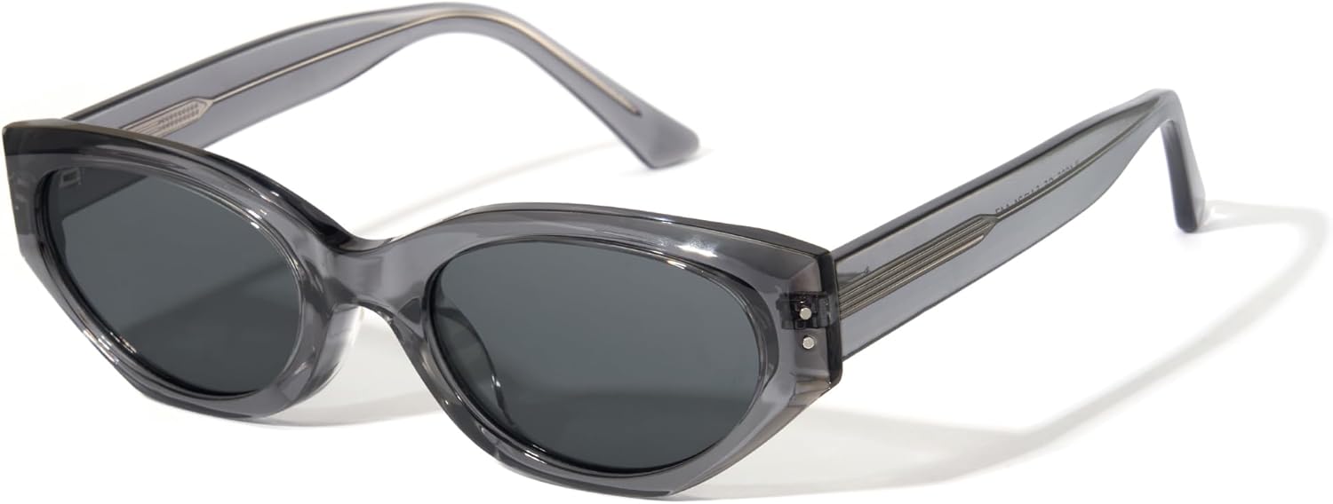 

Женские солнцезащитные очки Cyxus Acetate Cateye, легкие, для ношения в течение всего дня, с защитой UV400, подходят для вождения, путешествий и вечеринок. 1349, 01-grey Frame Black Lens 1349