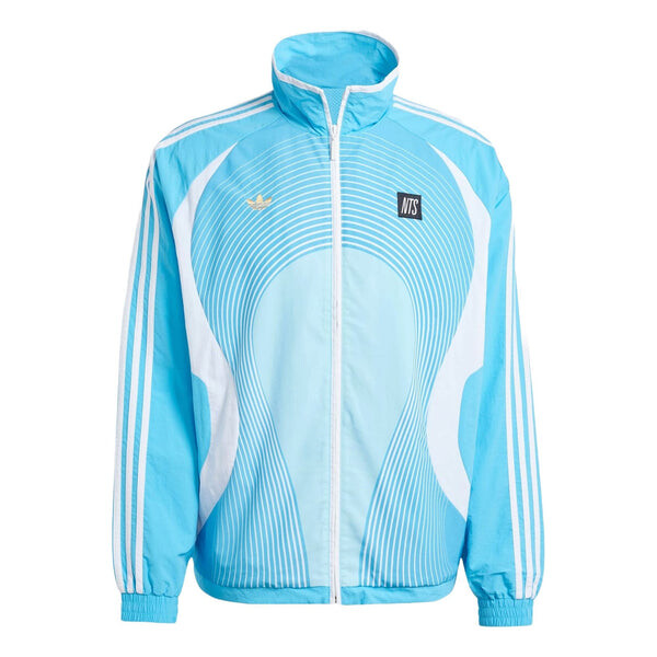 

Куртка x nts radio allover print sst track jacket asia sizing 'sky blue' Adidas, синий
