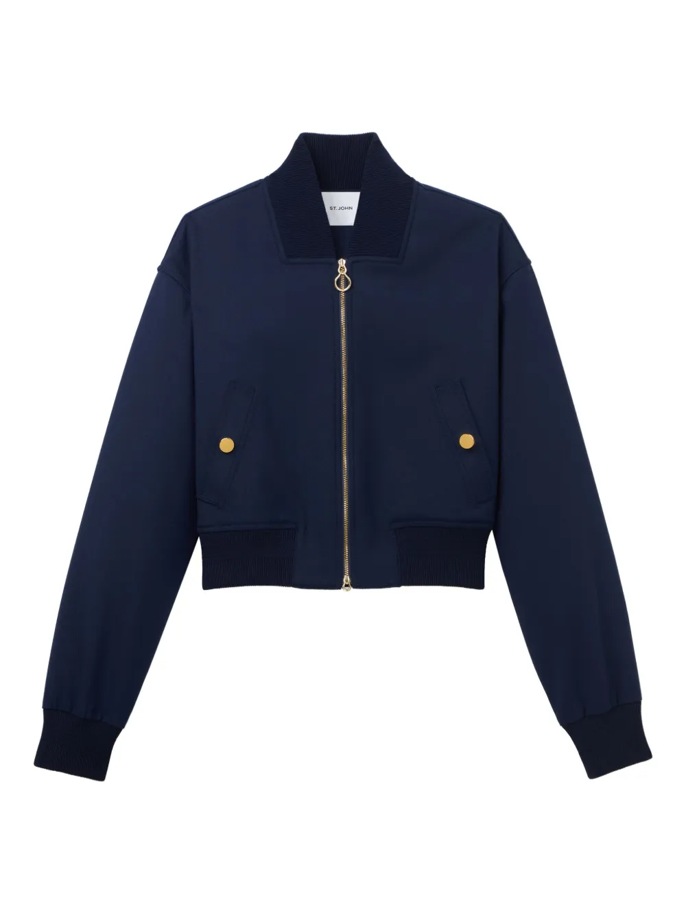 

Укороченный бомбер Dakota St. John, синий