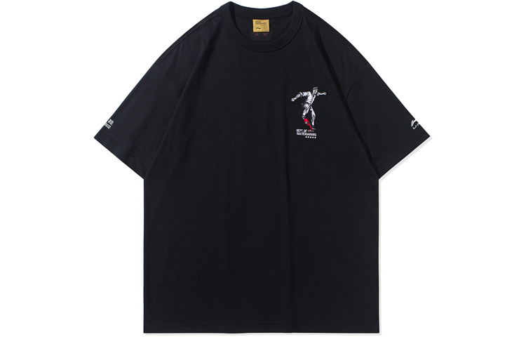 

Футболка мужская черная LINING