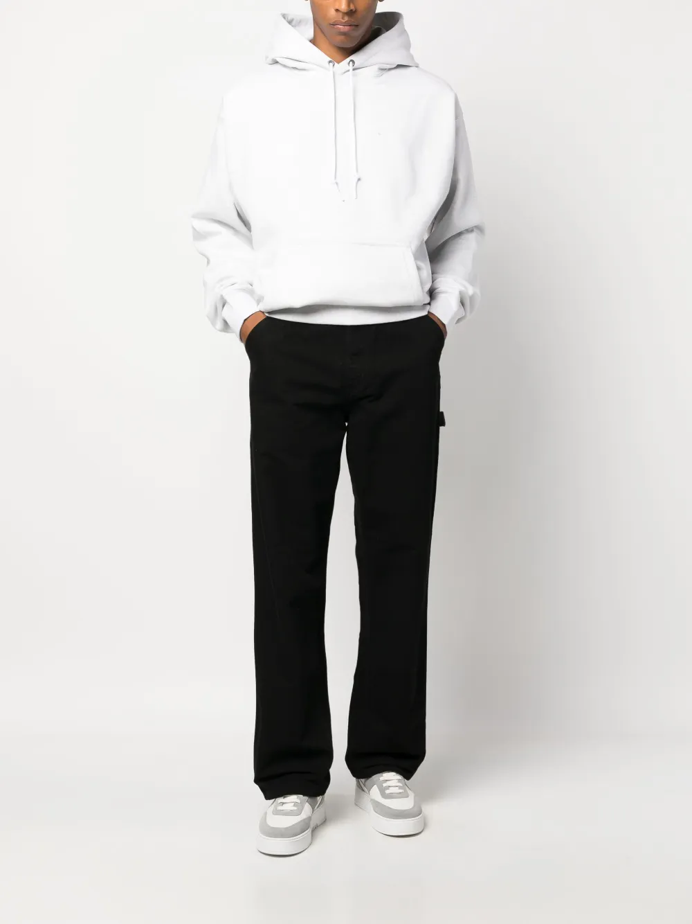 Худи Solo Swoosh Nike, серый — фото 2