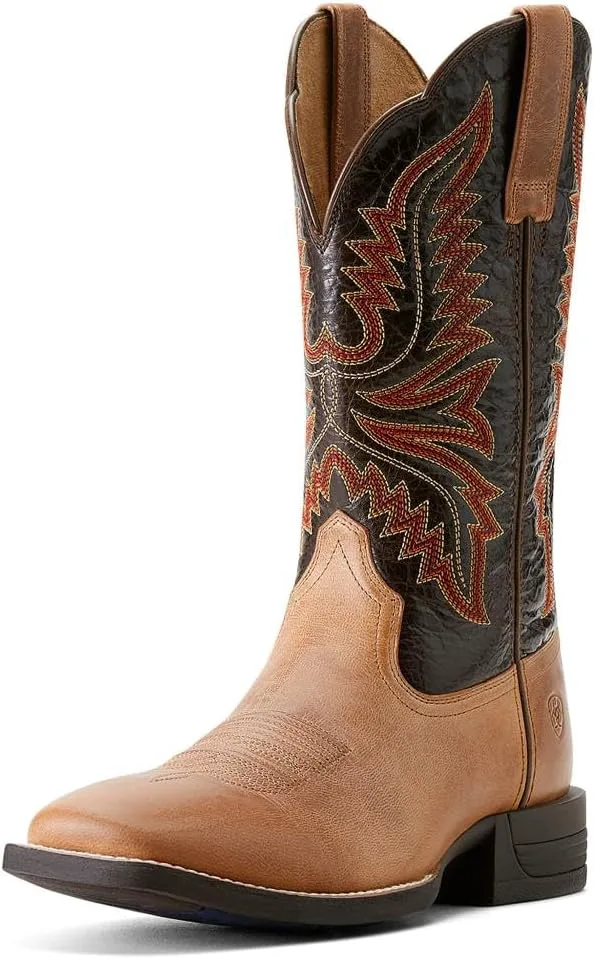 Мужские ковбойские сапоги ARIAT Brush Creek в западном стиле, коричневый